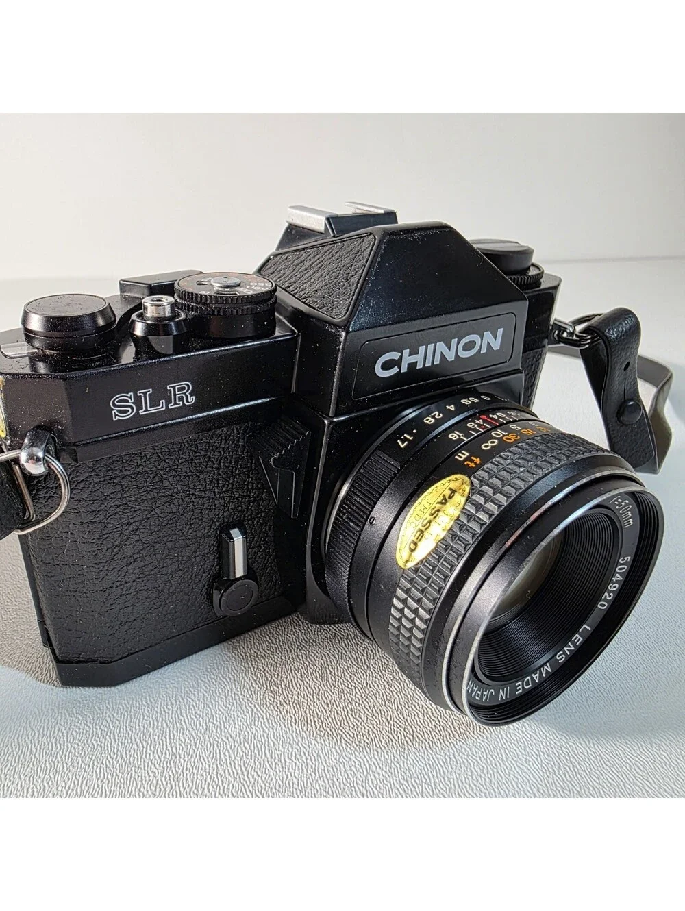 VTG Nice Metal Body Chinon SLR Metal Body Camera 50MM Lens Tested Clean